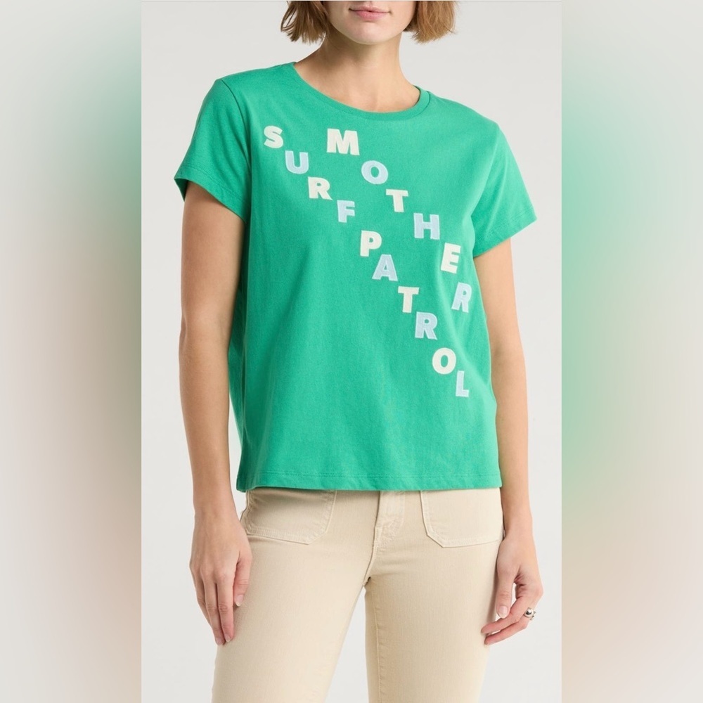 MOTHER NWT The Goodie Goodie Embellished Cotton—S
